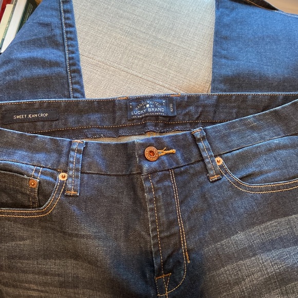 Lucky sweet jean crop. Size 10/30. Like new! - Picture 4 of 5